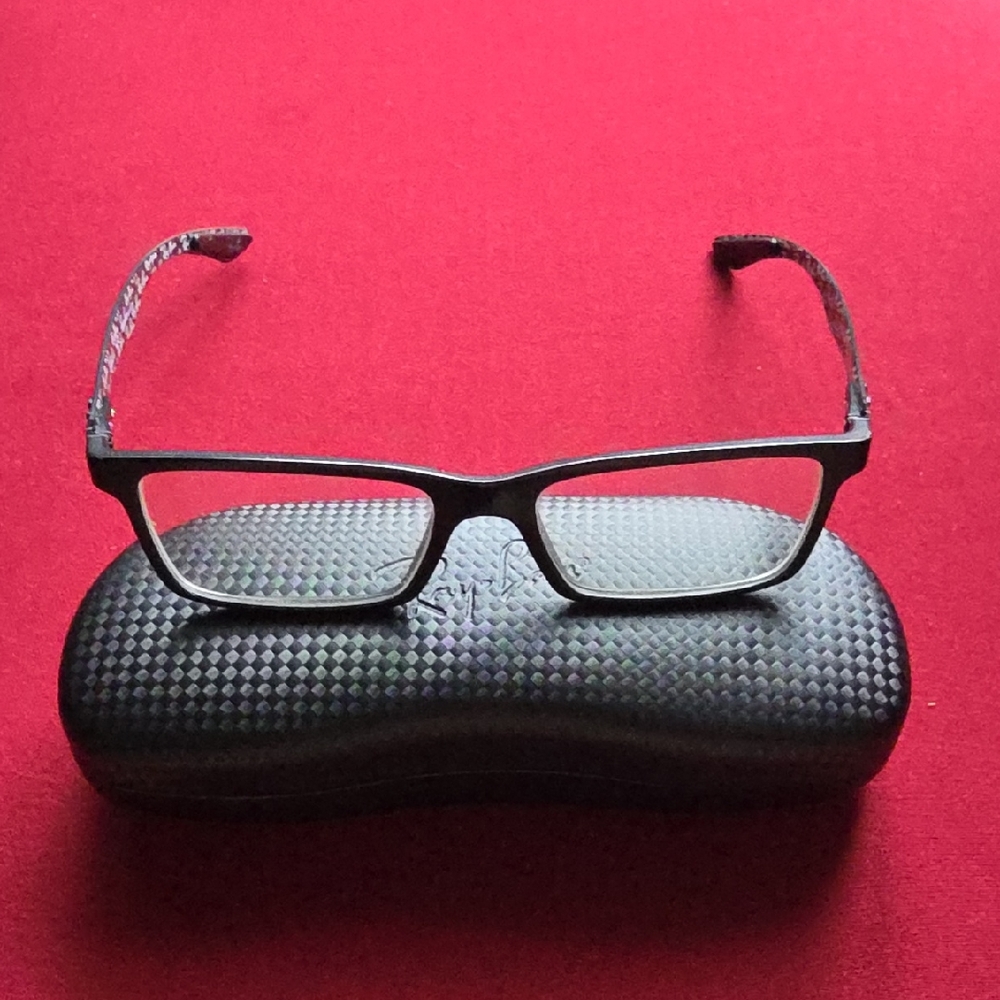 Ray-Ban Black Rectangular Glasses